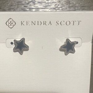Kendra Scott Silver Star Earrings